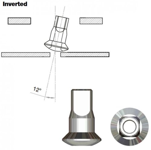 Nippel MS, Glattkopf SILS, L=12 mm, D=2 mm, 1 St. zur