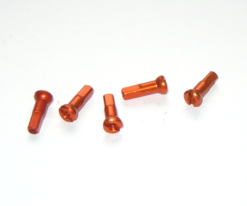 POLYAX Nippel ALU orange, L=14 mm, D=2 mm, 1 St.