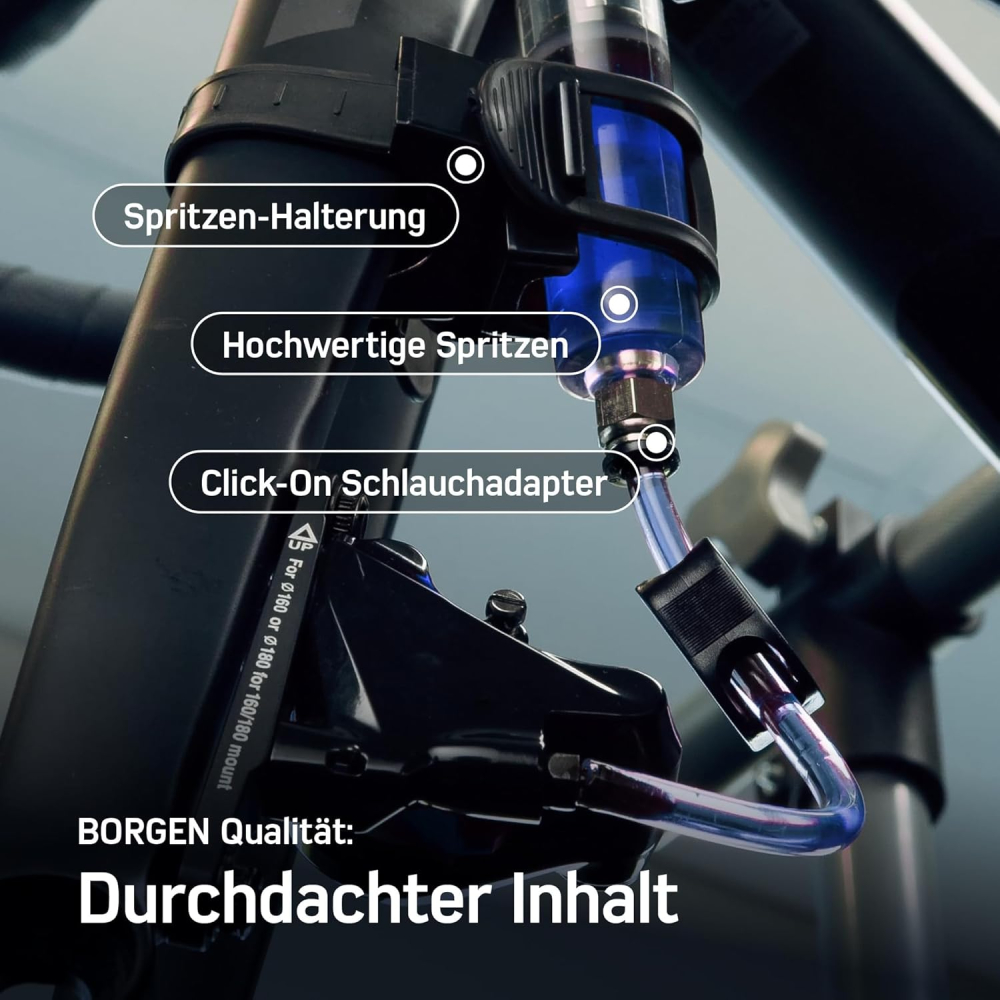 Borgen Entlüftungset PRO für Magura Scheibenbremsen