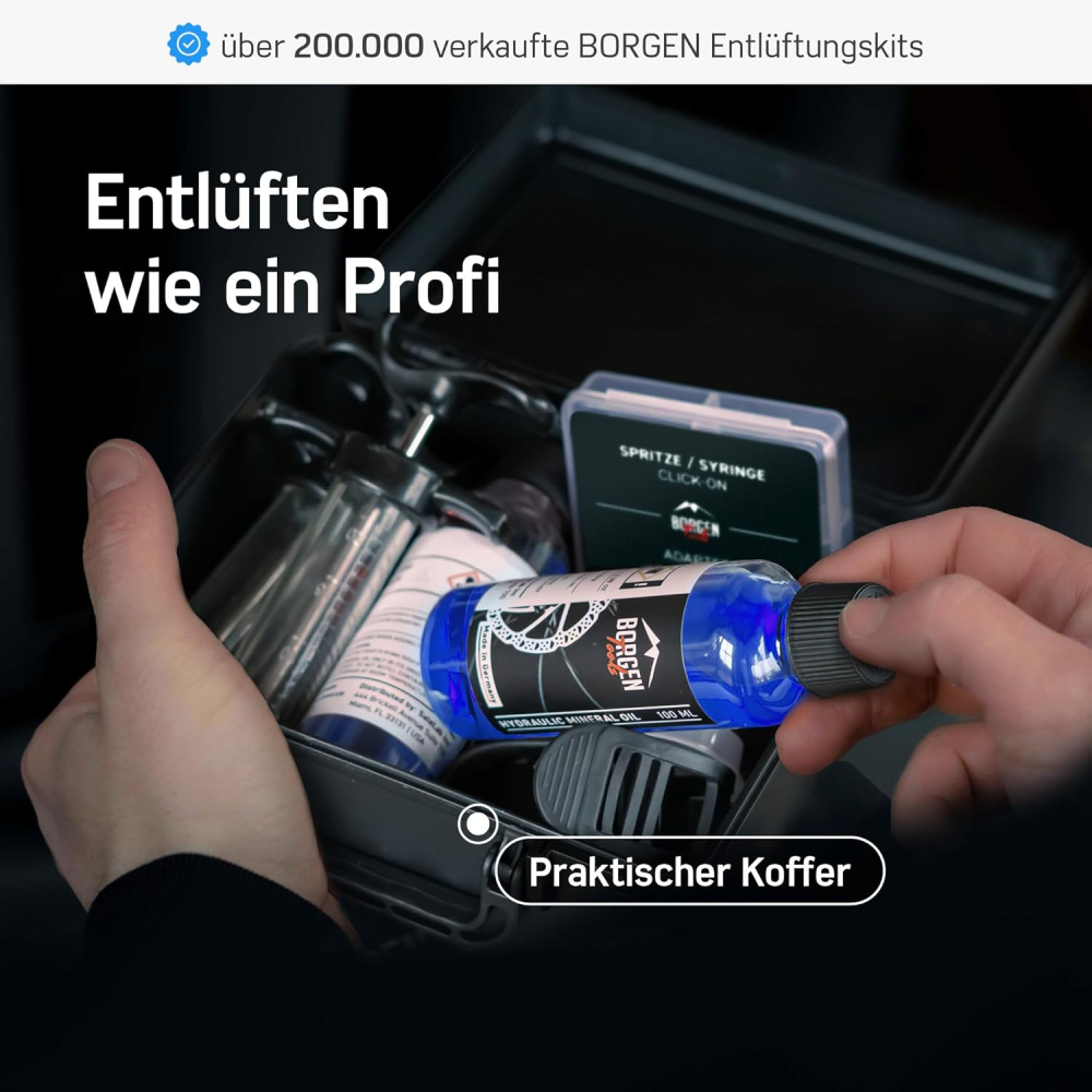 Borgen Entlüftungset PRO für Magura Scheibenbremsen