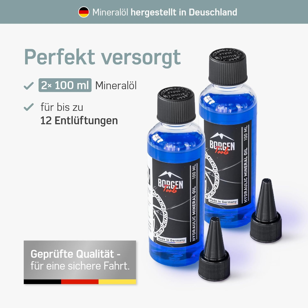 Borgen Entlüftungset PRO für Magura Scheibenbremsen
