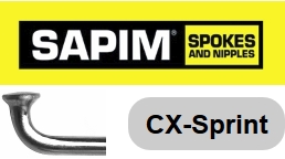 SAPIM  CX-SPRINT Speiche 250 mm, silber