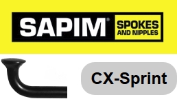 SAPIM  CX-SPRINT Speiche 298 mm, schwarz