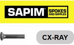 SAPIM  CX-Ray 286 mm, silber, gerade