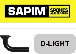 SAPIM D-LIGHT 280 mm, schwarz