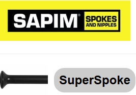 SAPIM  SuperSpoke 278 mm, schwarz, gerade