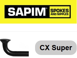 SAPIM  Super CX-Ray 234 mm, schwarz