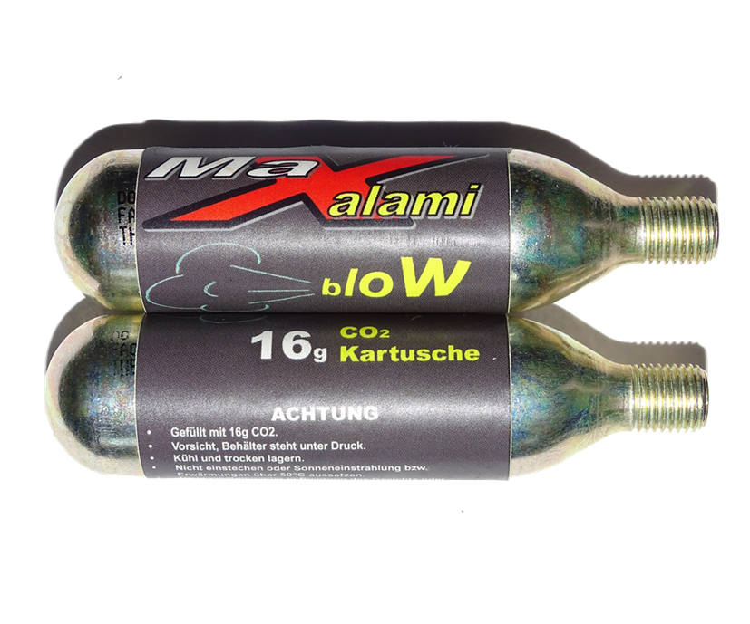 MaXalami Blow CO2 Kartusche mit Gewinde 16g, 2 Stück