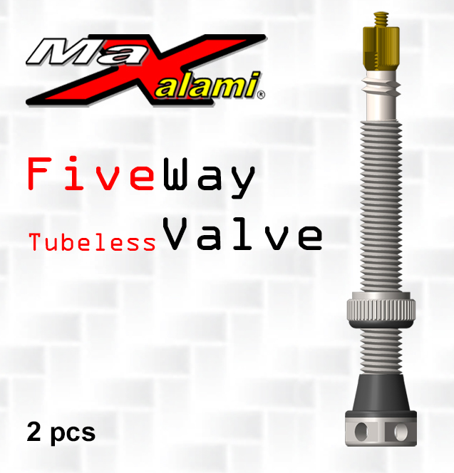 MaXalami FiveWay Tubeless Ventil, 2 Stück